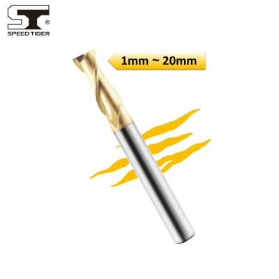 China ~55HRC Iron P-SE Square Carbide End Mill For Steels Hardened Steels Stainless Steel 2 Flutes for sale