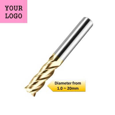 China ~50HRC Iron SPEED TIGER Carbide Finish End Mill For Steel for sale