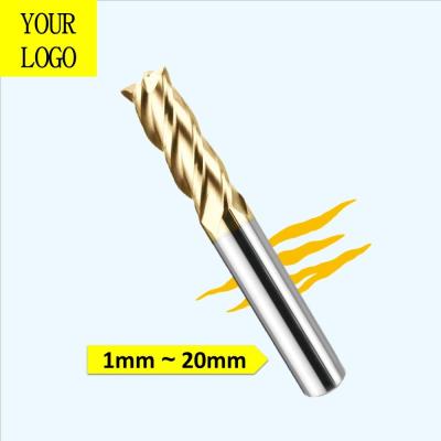 China ~50HRC Iron Carbide Endmill Carbide Up Endmill Cut for sale