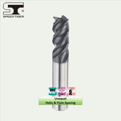 China ~HRC55 High-hardened Steel Double Angles Straight Slot Carbide Milling Cutter for sale