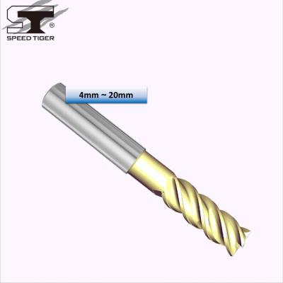 China endmill ~HRC50 CNC Router Bit Cutter Milling Tool For Titanium Alloy Nickel Inconel Alloy for sale