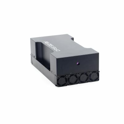 China Hotels operating temp -10-50C. brass / aluminum 532nm green dpss laser module with TEC cooler for sale