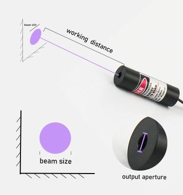 China Violet Laser Module Hotels 405nm Laser Module 100mw Line UV Laser Module for sale