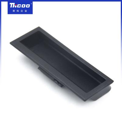 China Industrial Cabinet Black Plastic Concealed Handle Sousco Embedded Cabinet Pull Handle for sale