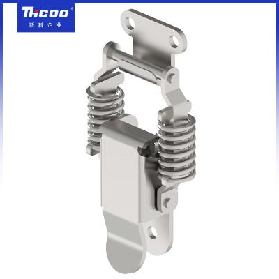 China Heavy Duty Spring loaded Toggle Latch Catch Lock Cabinet Box Stainless Steel Spring Hasp for sale