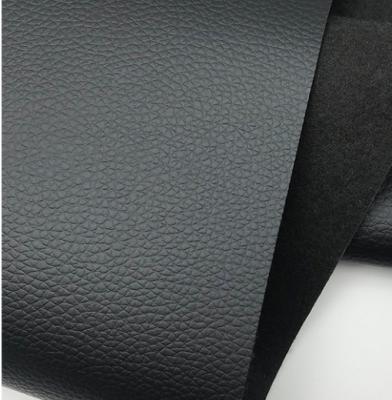 China Guangzhou Lychee Waterproof Grain Embossed PVC Faux Artificial Leather For Car Seats D90 for sale