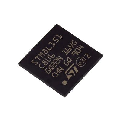 China New Original STM8L151C8U6 Microcontroller Electronic Components QFN48 MCU STM8L151C8U6 16MHz Online Integrated Circuits for sale