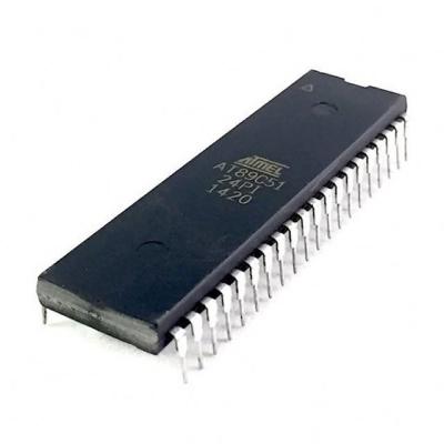 China AT89C51-24PC Microcontroller Electronic Components Integrated Circuits DIP40 MCU AT89C51 24MHz for sale