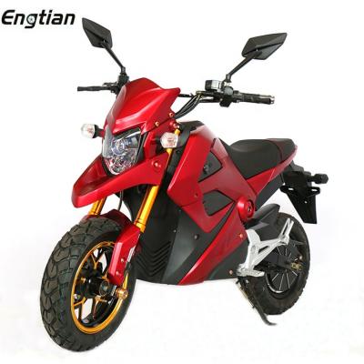 China CE Electric Motorcycle in Electric Scooter Brushless Motor with 60V/72V 20AH Racing Motorcycle 1001 - 2000W 40 - 60km/h 1800*770*1050mm for sale