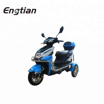 China Cheap Three Wheel Passenger Electric Tricycle With Passenger Seat For Adults Lithium Battery Optional for sale