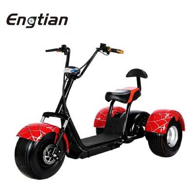 China Adults Mini Electric Tricycle Passenger 3 Passenger Three Wheel Electric Scooter For Elder CE Approval for sale