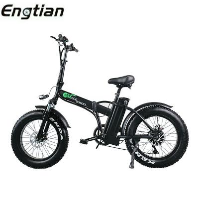 China Horn Europe warehouse electric bicycle 20 inch fat foldable electric bicycle for sale