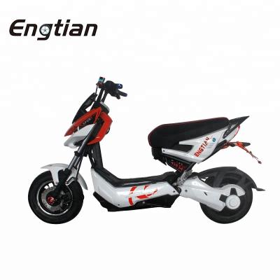 China Chinese Hot Sale Adult Motorcycle 2 Wheel Electric Scooter With Pedals 90-90-10 for sale