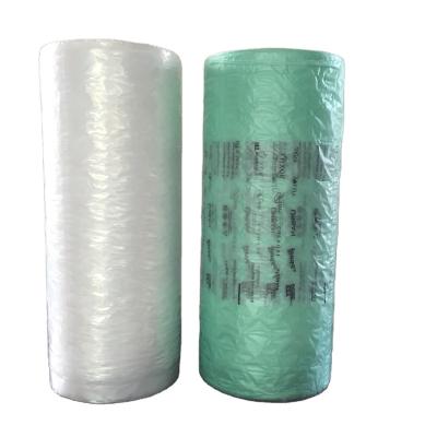 China PE color transparent HDPE air cushion bag plastic film rolls with logo free print for sale