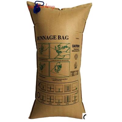 China Best PP Woven Cargo Airbag Buffer Kraft Anti-Collision Bag For Container Filling for sale