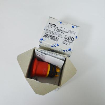 China Hot sale and original EATON emergency stop experiment button M22-PVT45P for sale