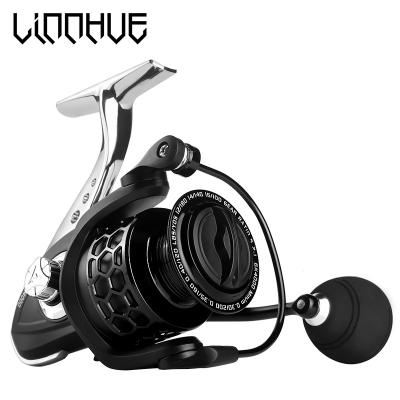 China 2020 New LINNHUE Reel GK1000-7000 Reel 5.2:1 Metal Reel Body 8KG Max Drag Reel Fishing Saltwater GK Fishing Accessories for sale