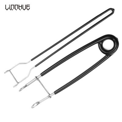 China LINNHUE Stainless Steel Decoupling Device High Quality Fish Mouth Spread Opener Hook Pick Frog Lures Catch Recovery Fishing Tools Gear for sale