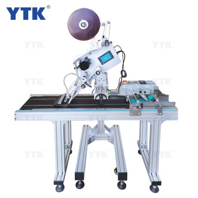 China YTK-170 Food for Bags and Bottle Printer Automatic Labeling Machine Flat Label Printing Machine Label Applicator for sale