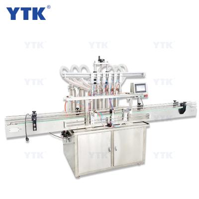 China YTK-ALF6 Liquid Food Liquid Fully Automatic Tube Filling Machine 6 Head Filling Sealing Rack Up Punch Filling Machine for sale