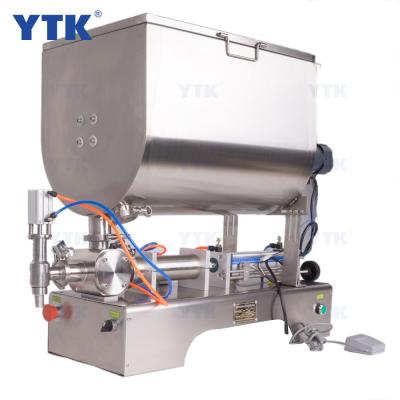 China YTK-500U Food High Productivity Bottle Tomato Sauce Bottle Filler Pizza Sauce Filler Machine Mixer Packing Filler for sale