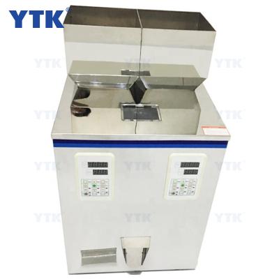 China YTK-W100D Food Particle Powder Granule Filling Machine 2 Double Head Filling Machine Seed Filling Machine for sale