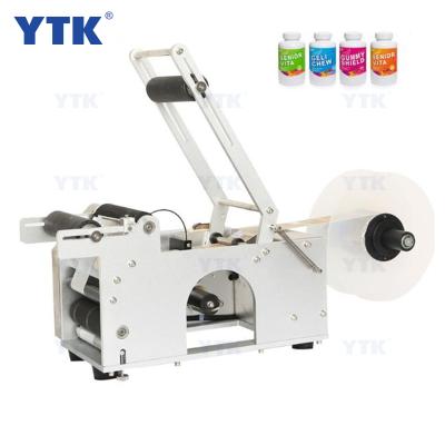 China YTK-50 food for labeling machine factory mini object labeling machine semi wide paper round tube labeling machine for sale