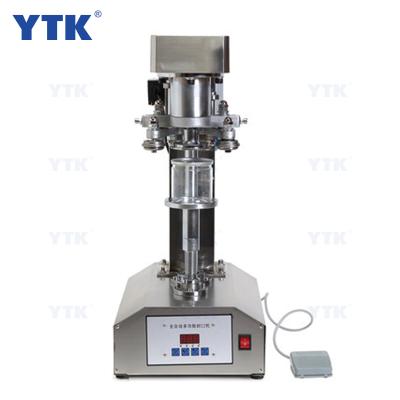 China YTK-160C food tin can capping machine semi automatic bottle sealing machine pet bottle capping machine for sale