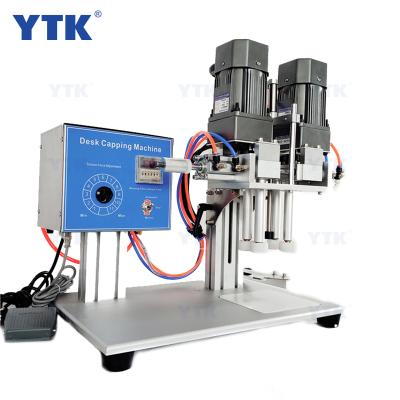 China YTK-6100 2.5-5cm Food Machine Soda Capsule Sealing Machine 28mm Semi Automatic Capping Plastic Capping Machine for sale