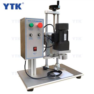 China YTK food cap machine ddx-450 desktop semi automatic plastic capping machine for plastic caps for sale