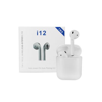 China Earbuds comfortable fit wireless earphone i12 tws wireless headphones for sale