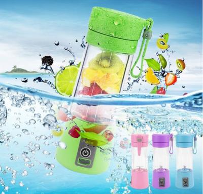 China Protable 400ML Blender Bottles Portable Juicer Blender Jamun Fruit Personal Juicer Home Appliance for sale