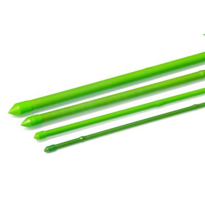 China Durable Plant Support Metal Iron Pole Suportor Plastic Coated Garden Sticks Bamboo Stakes for sale