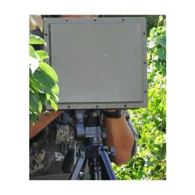 China Short Range Handheld Land Surveillance Radar Detecting Pedestrians, Moving Vehicles 350*320*100mm for sale