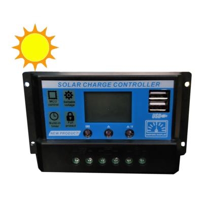 China Solar Charger Controller 20A 3-in-1 Charge Controller Regulator For 12/24V Lead Acid, Li, O2 And LiFePO4 (NiCoMn) Lithium Battery for sale