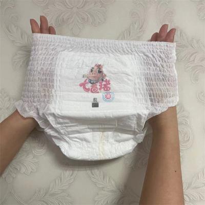 China Free Sample Wholesale Embroidered Disposable Pull Up Cotton Diapers XXXL Grade B Baby Diaper Training Pants Diaper Training Pants for sale