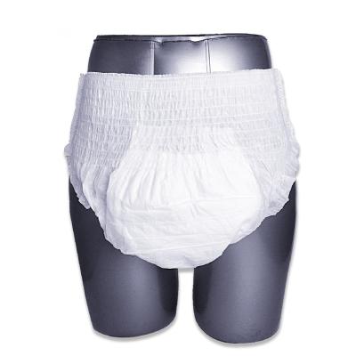 China OEM/ODM Printed Ultra Thick Soft Adult Pull Up Training Pants Disposable Adult Diaper Pants For The Elderly for sale