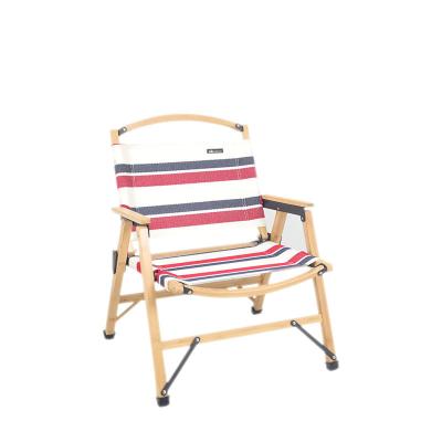 China Modern Kermit Bamboo Chair Factory Price Colorful Portable Compact Folding Camping Chair For Outdoor Camp Folding Beach Chair for sale