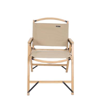 China BambooKermit 78CM Factory Price Modern Portable Outdoor Folding Natural Chair Height Adjustable Outdoor Furniture Camping Chair for sale