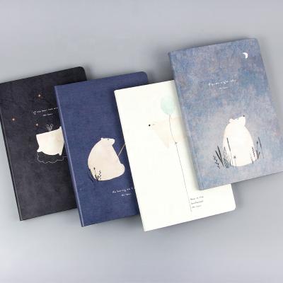 China Recycled And Eco - Friendly Personalized Hard Cover Section Binding Notebook Customized For School Supplies for sale