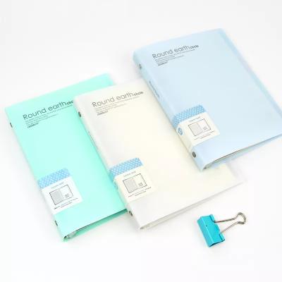 China Pure Color PP Loose Leaf PVC Paper 20/26/30 Holes Loose Leaf Notebook Ordered Page With Refill Spiral Index Sheet for sale