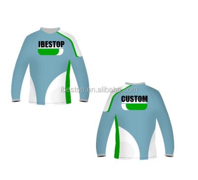 China Antibacterial Custom Inclined Long Sleeves Jersey Lightweight Mountain Bike Bicycle Clothing for sale