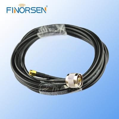 China RF 15-Meter (49.2 ft) Low Loss N Male To SMA Male Antenna RG58 Coaxial Cable Connector for sale