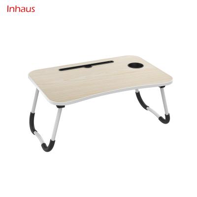 China Foldable Foldable Laptop Bed Table, Portable Lap Desk with Slot for Bed and Sofa, Multifunctional for sale