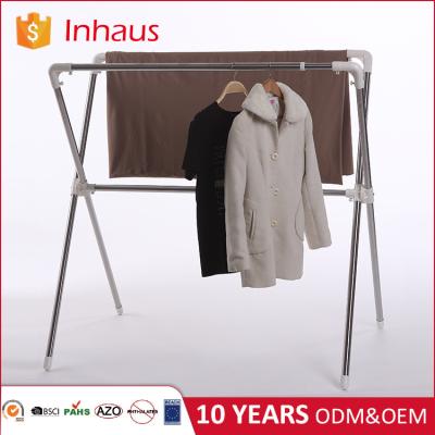 China 2017 Stainless Steel Indoor Outdoor Adjustable Position Mannequin Foldable Laundry Garment Cloth Drying Rack Argos for sale