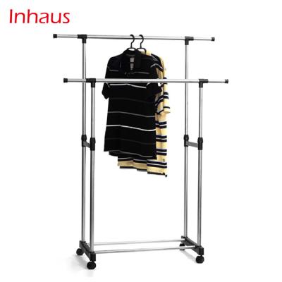 China Portable And Adjustable Metal Clothes Dryer Multi-Function Cloth Display Rack Rack For Wholesale for sale