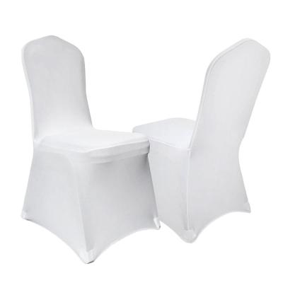 China Wholesale Custom Plain Eco-friendly Hotel Cheap Universal Elastic Banquet Wedding Chair Covers Chair Spandex Chair Covers For Wedding for sale