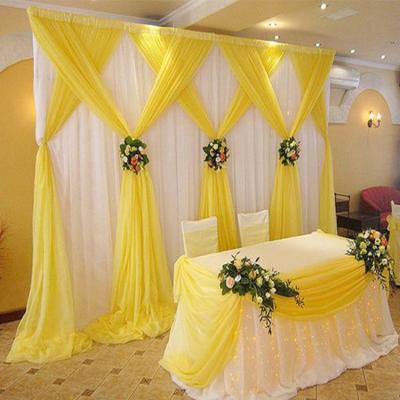 China Cheap Wedding Backdrops OEM Customize Romantic Backdrop Curtain Drapes Fabric Hall Wedding Decor Indian Wedding Backdrop Curtains Wedding for sale