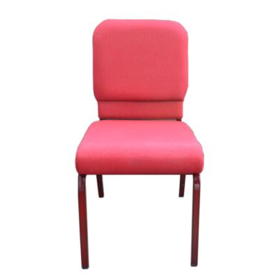 China Modern Comfortable Cheap Upholstered Auditorium Metal Event Conference Church Stackable Chair For Churches for sale