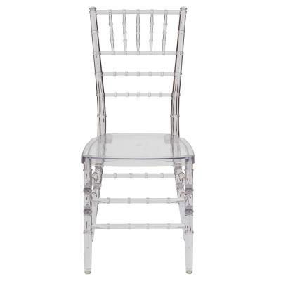 China Modern Hotel Lobby Stackable Chiavari Chairs Clear Transparent Chiavari Chair, Wholesale Wedding Event Party Luxury Wedding Chairs for sale